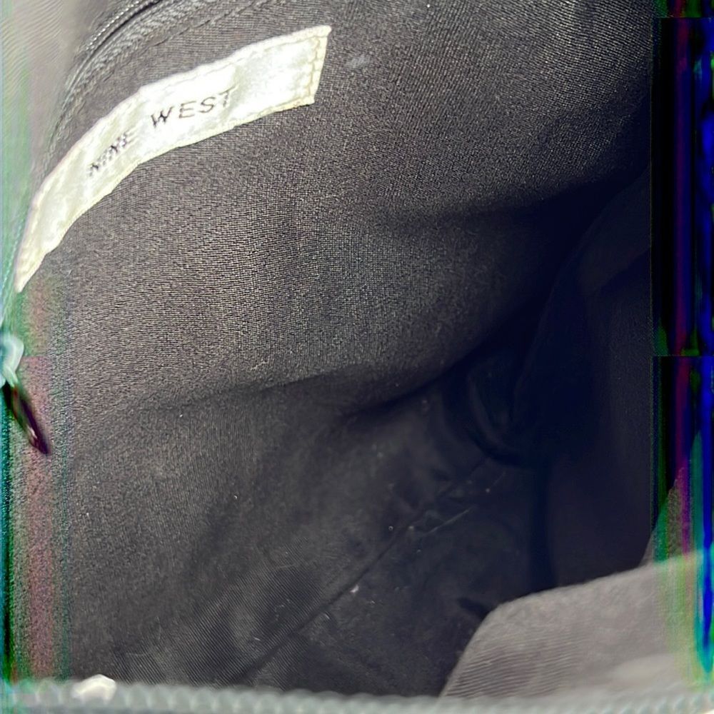 Nine West black canvas purse - Picture 5 of 6